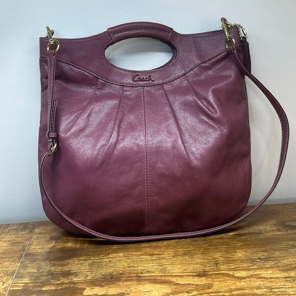 Coach Dual Carry Handbag Dusty Rose Tote Purse Pocketbook E0967-14055 - Picture 1 of 10